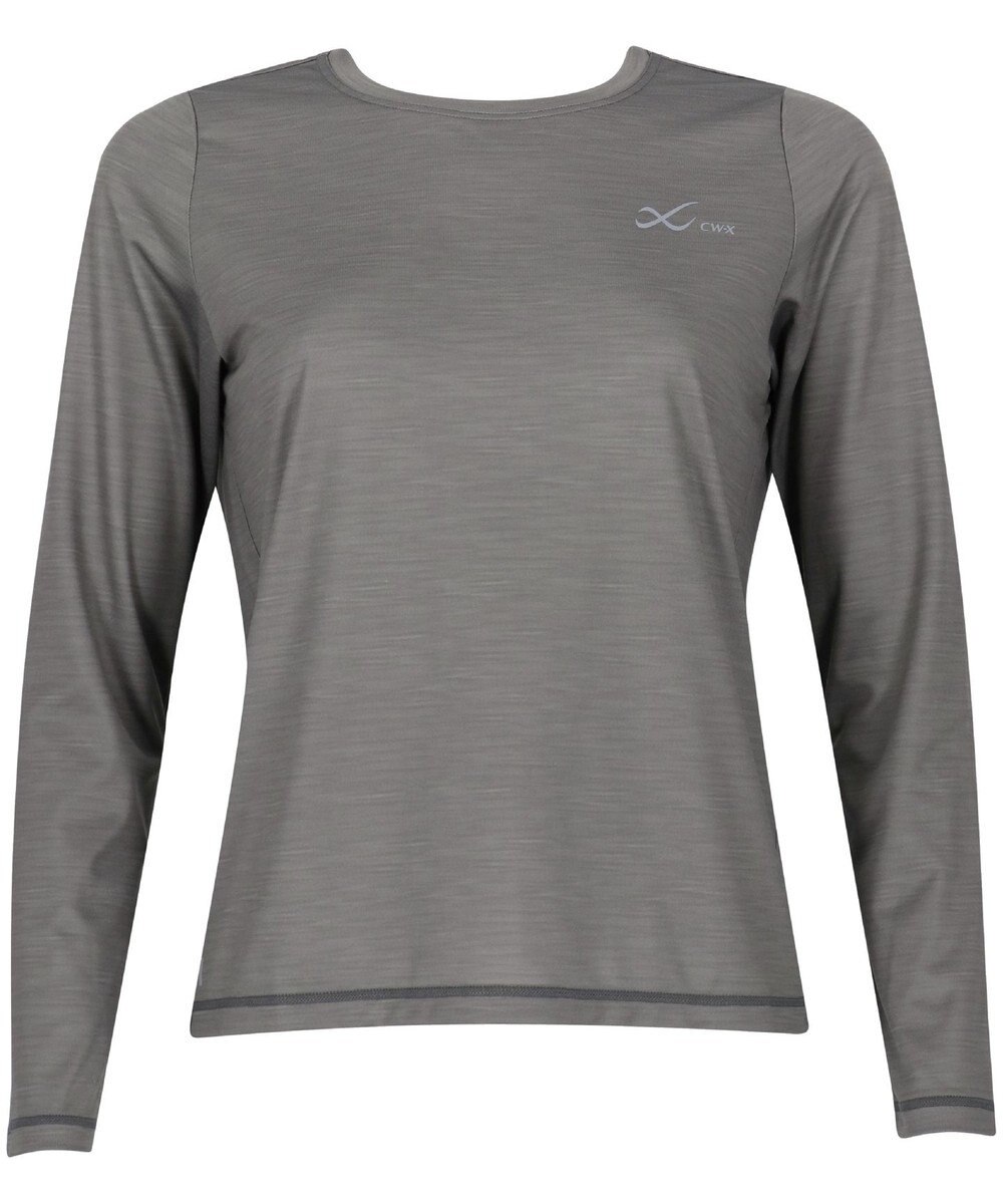 CW-X 【WOMEN】 CW-X トップス 【薄軽ランニングシャツ】 長袖 Ｕネック 吸汗速乾性(本体) レディース DLY159 /ワコール 