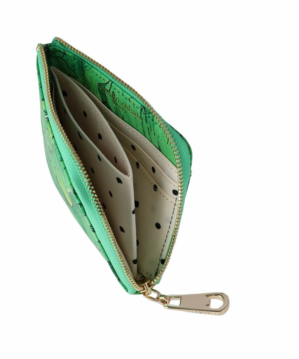 tsumori chisato CARRY 葉っぱ Lファスナー2つ折り財布 