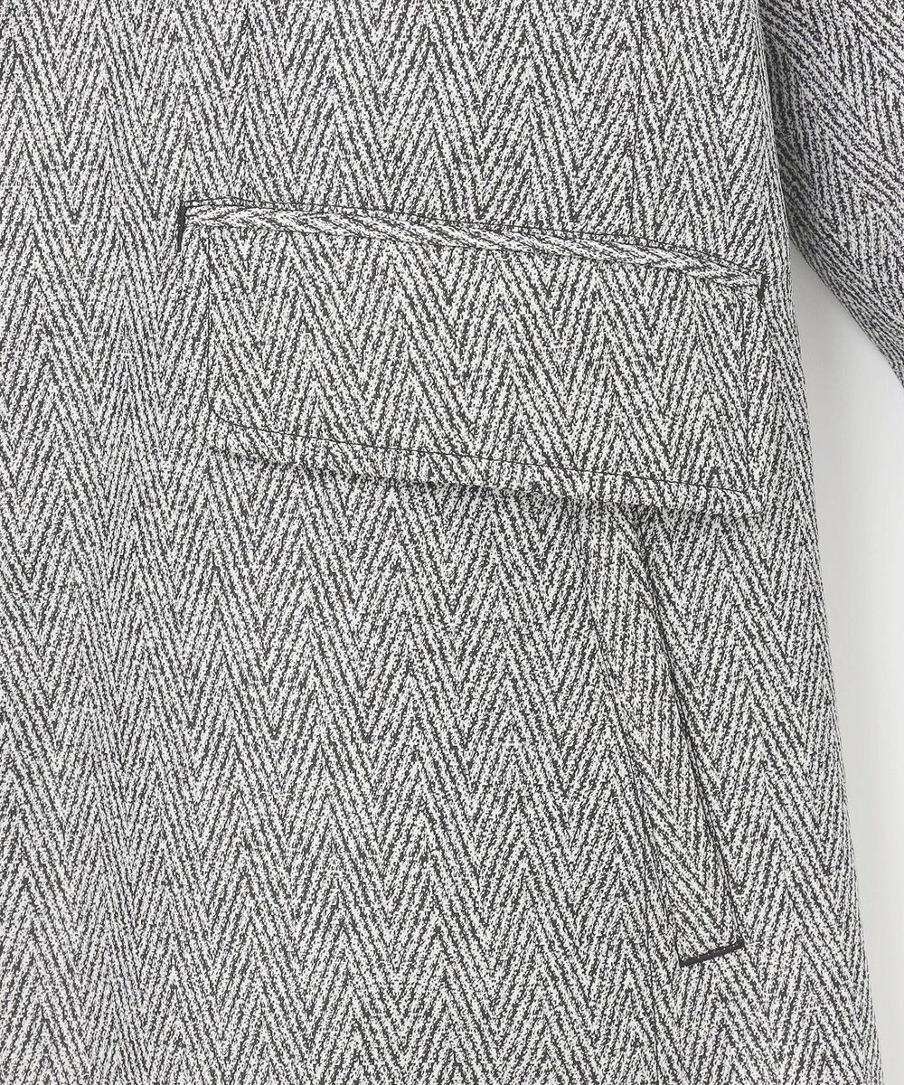 JOSEPH ABBOUD 【撥水/ダウン/ライナー取り外し可能】インターレースヘリンボン コート 