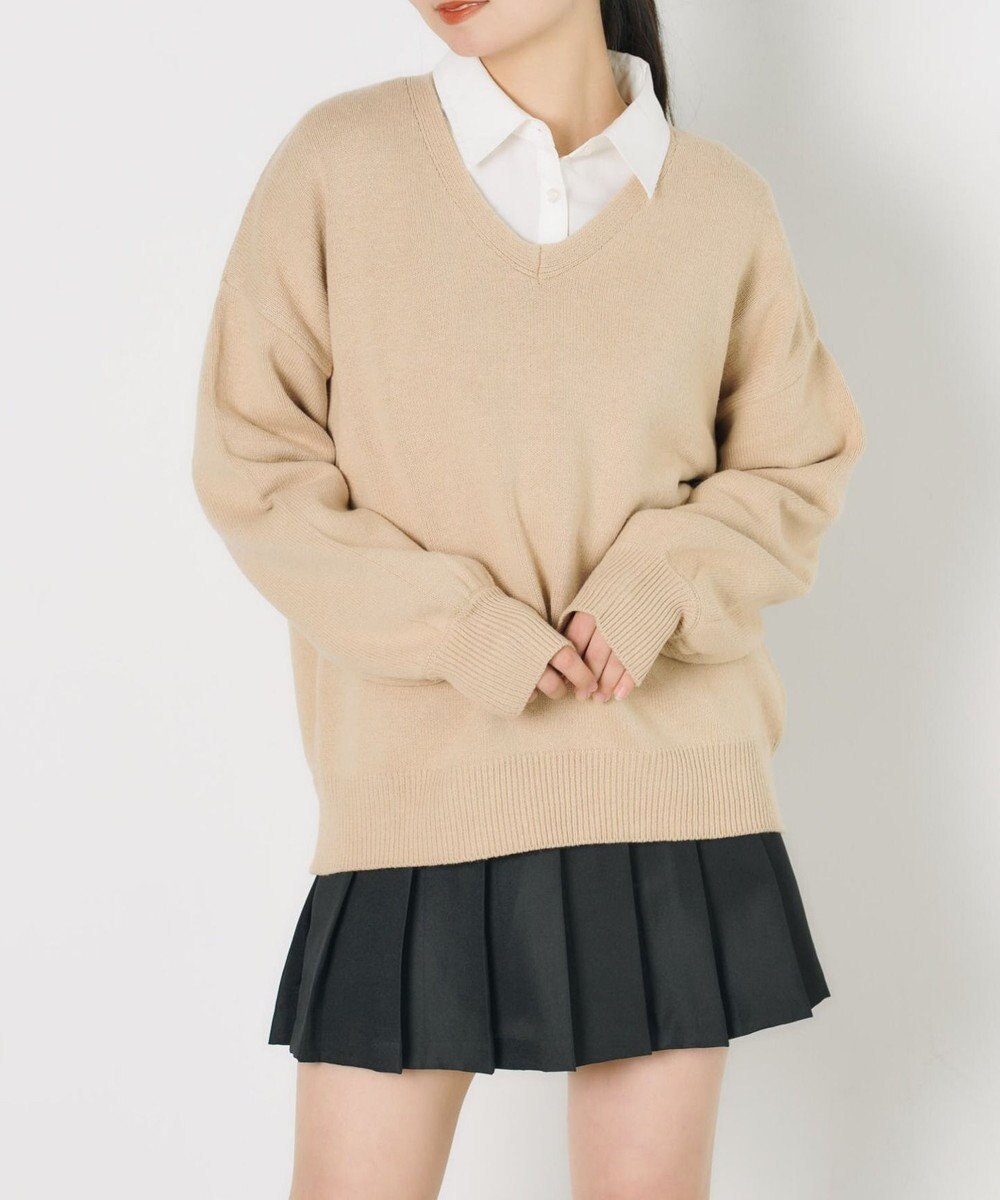 WEGO 【SCHOOL ITEM】ニットプルオーバー 