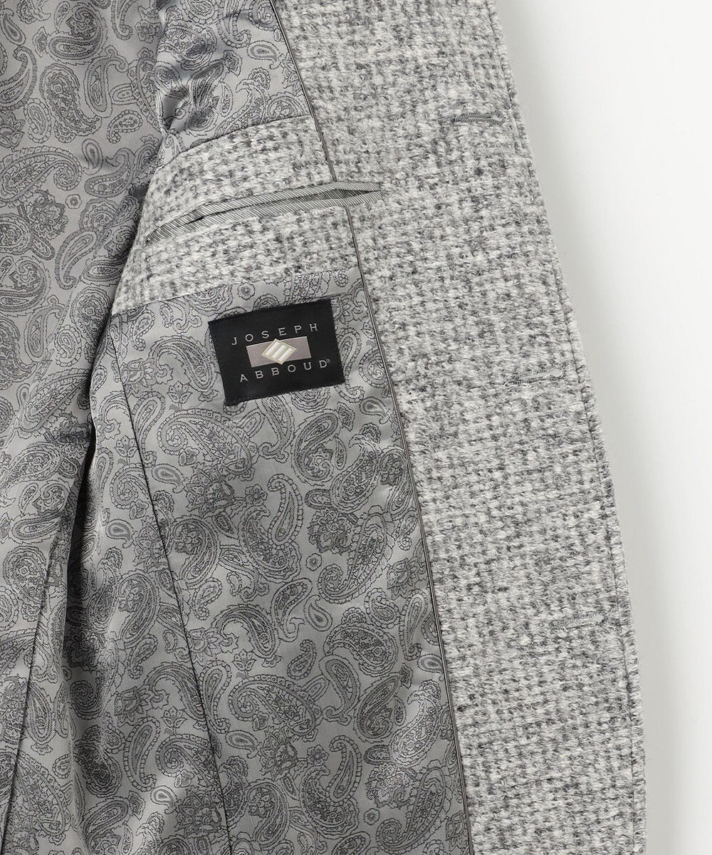 JOSEPH ABBOUD 【イタリア素材/軽量/ストレッチ】スライバー千鳥 ジャケット 