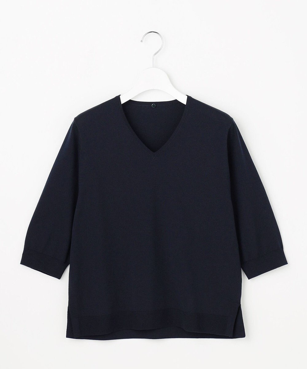 J.PRESS LADIES S 【2WAY・シーンレスに活躍】SCARF KNIT Vネック ニット 