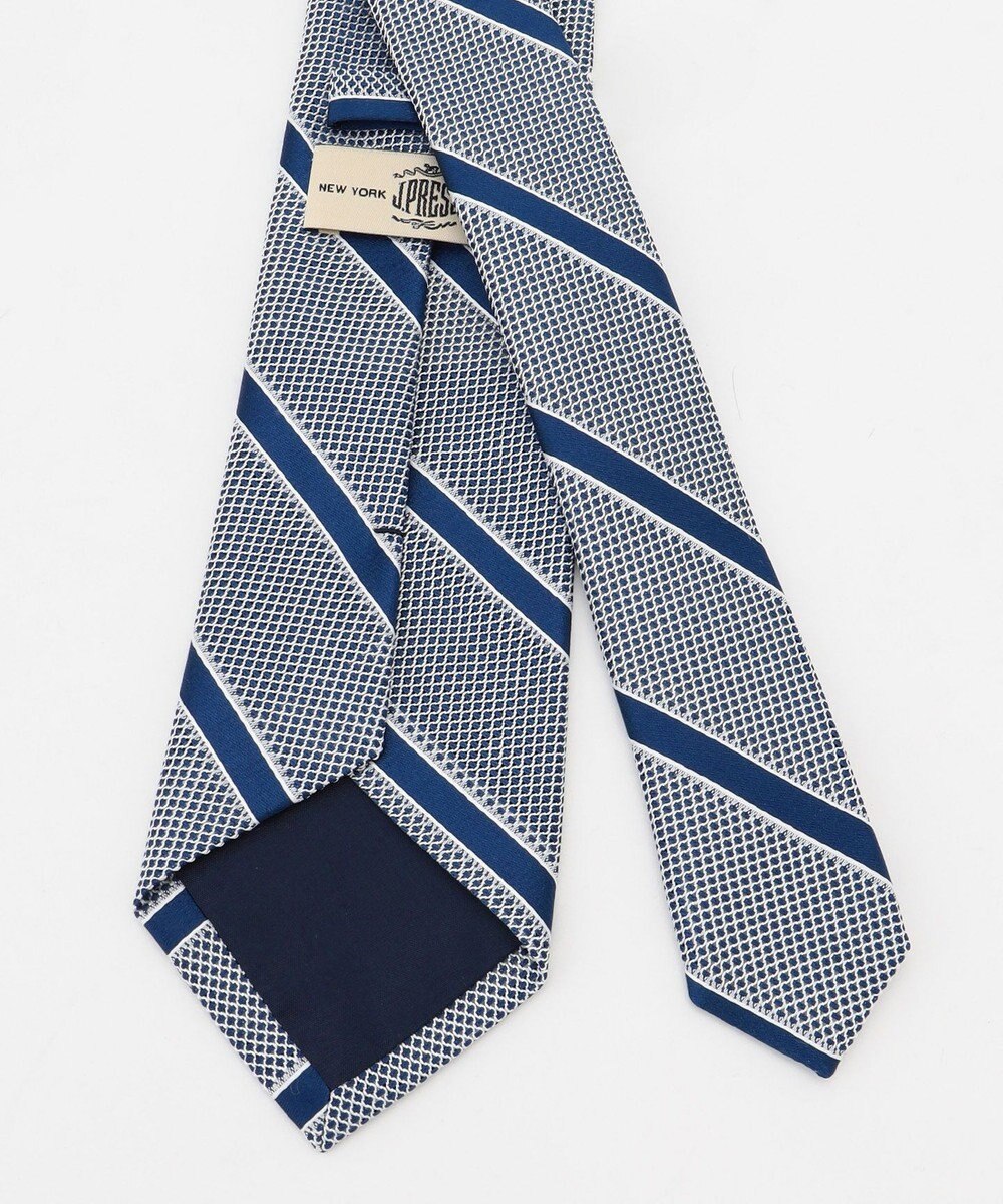 J.PRESS MEN 【JAPANESE SILK FRESCO TIE COLLECTION】レジメンタル ネクタイ 