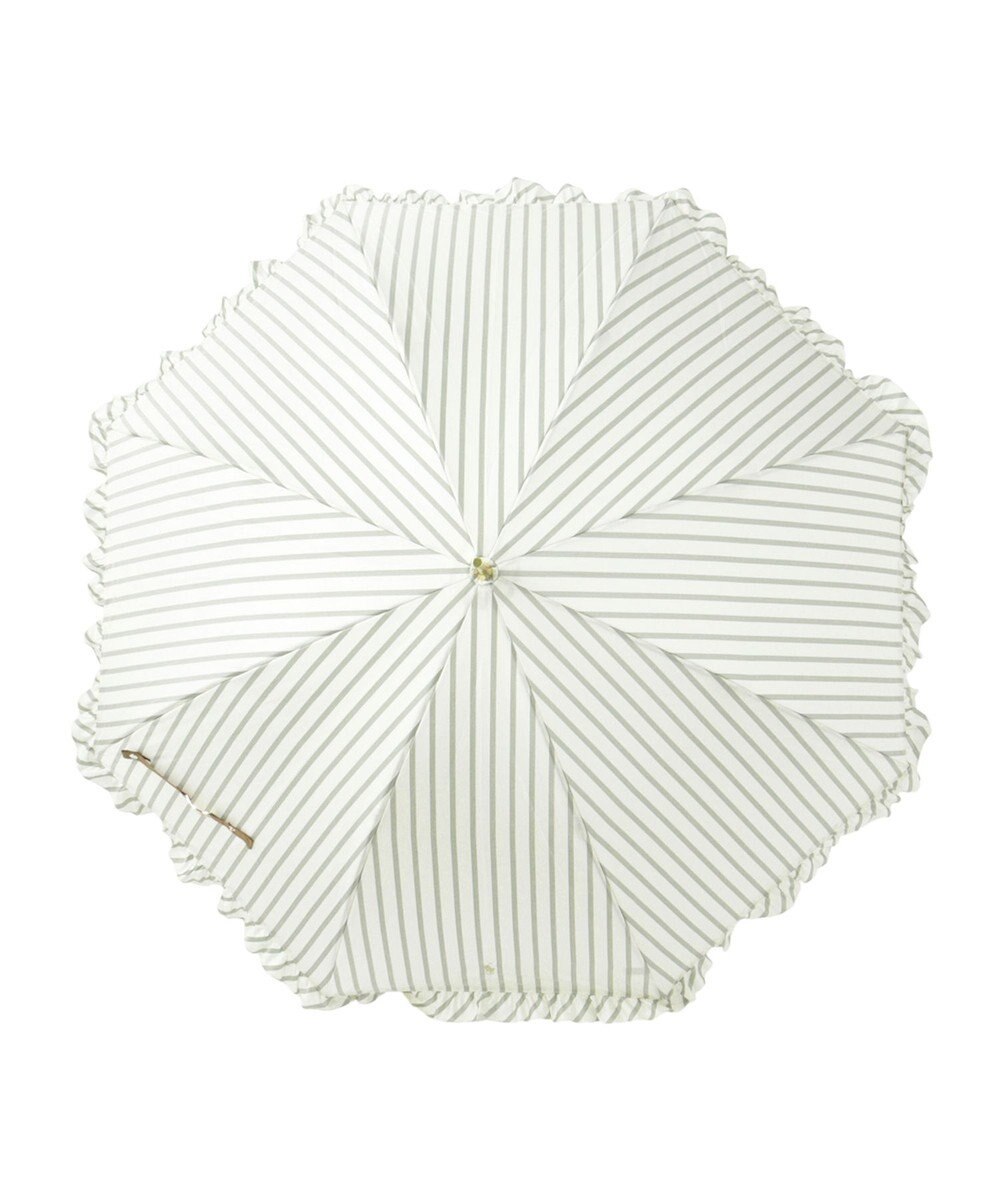 MOONBAT POLO RALPH LAUREN（ポロ ラルフローレン） 長傘 ストライプ×フリル 