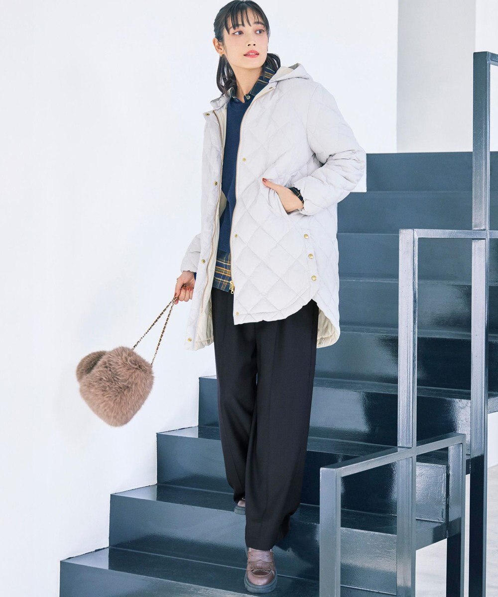 23区 【洗える】ブラッシュド ビエラチェック シャツ 