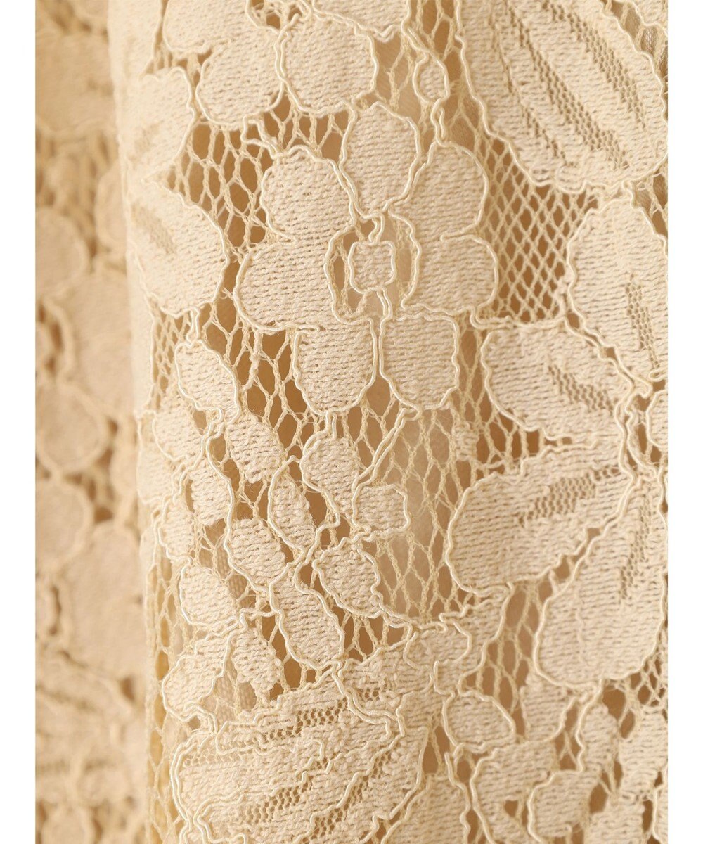 earth music&ecology フラワーレースブラウス 