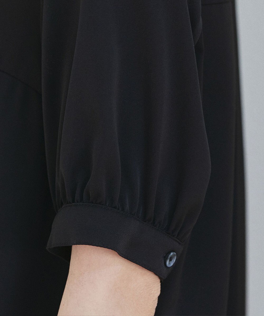 Tiaclasse L 【洗える】パフスリーブシャツブラウス 