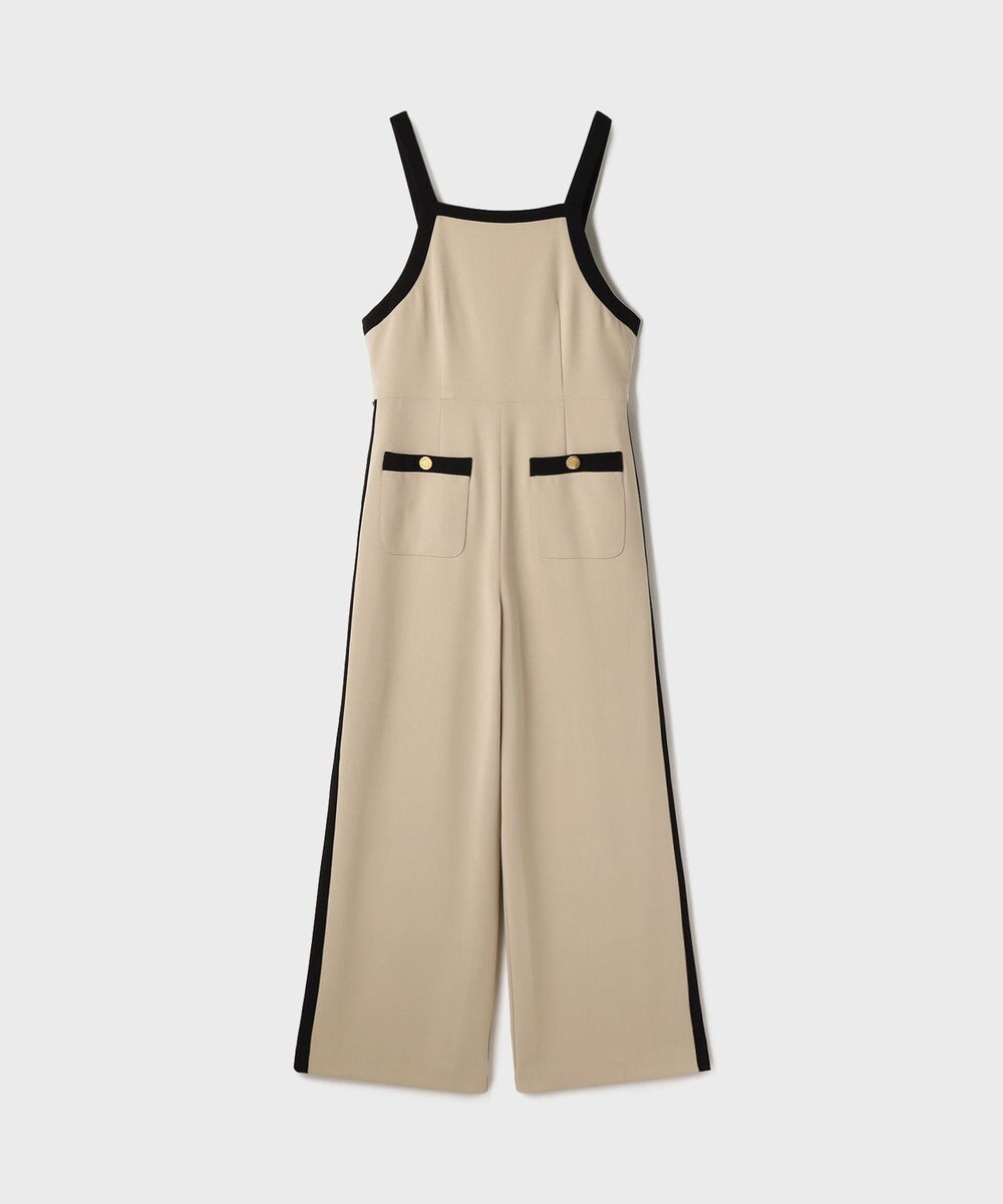 GRACE CONTINENTAL トリアセバイカラーサロペット 