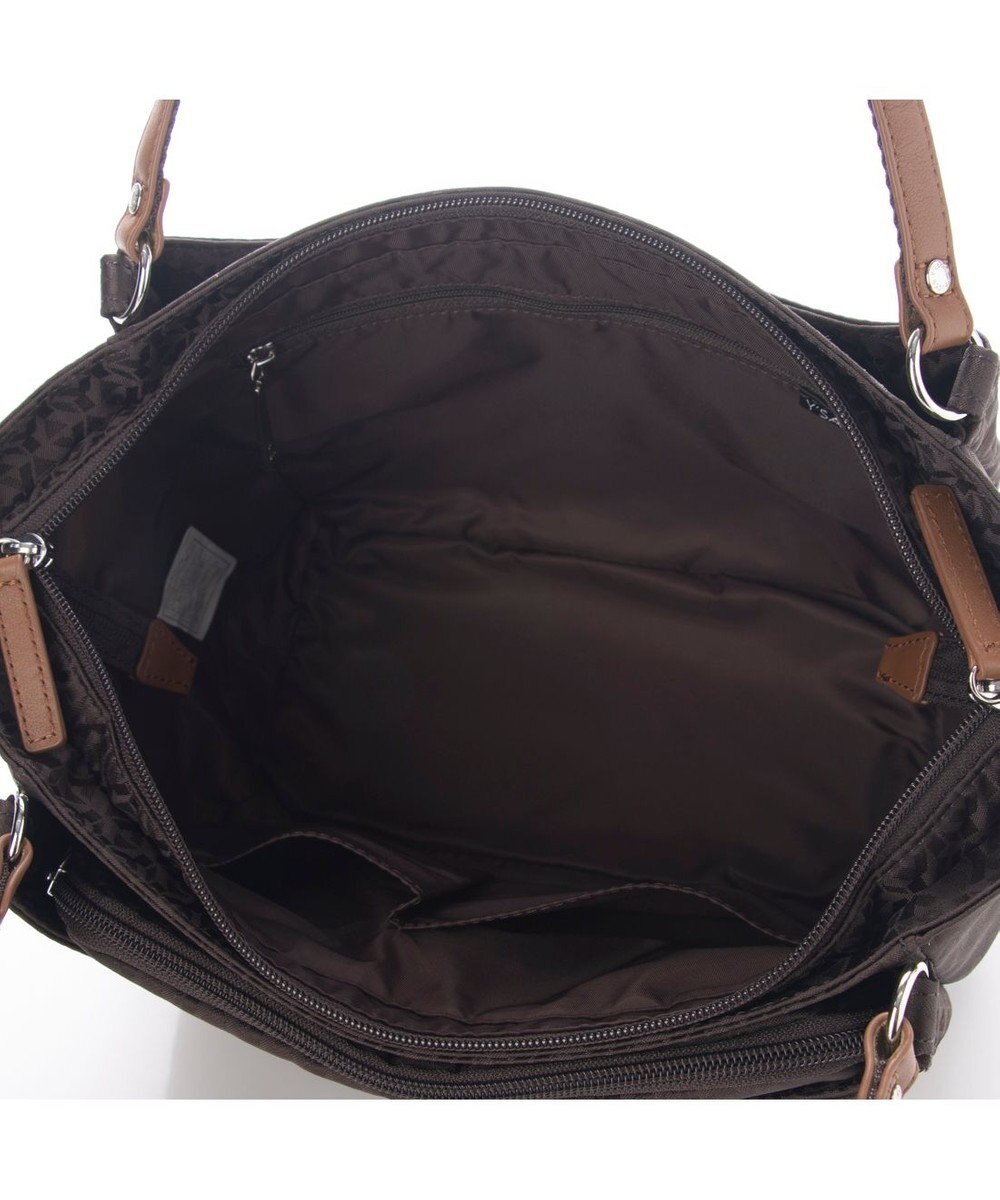 Y'SACCS ポーチ付きモノグラム2WAYトート 