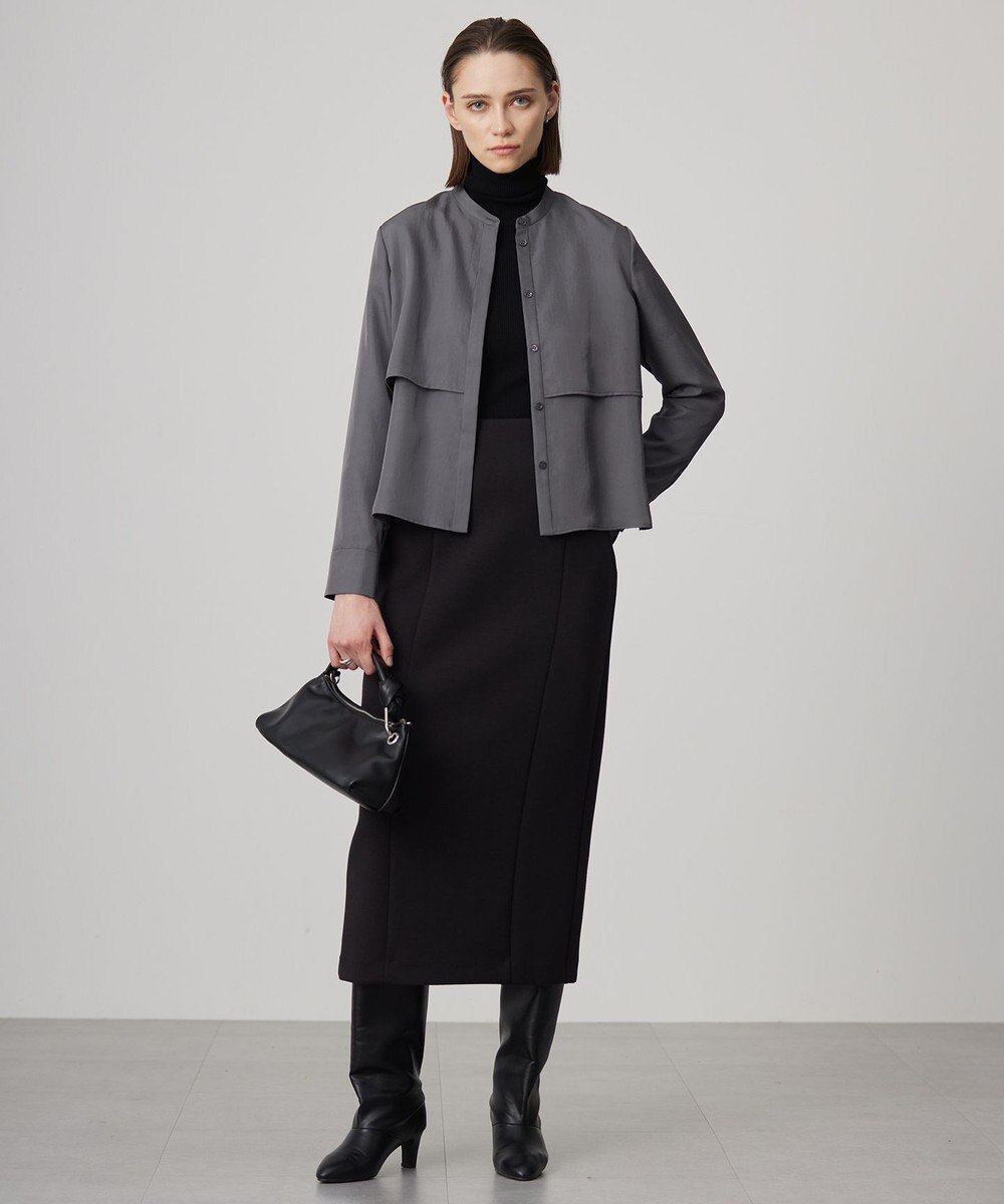 ICB 【洗える・WEB限定カラーあり】コンパクトダブルフェイス スカート 