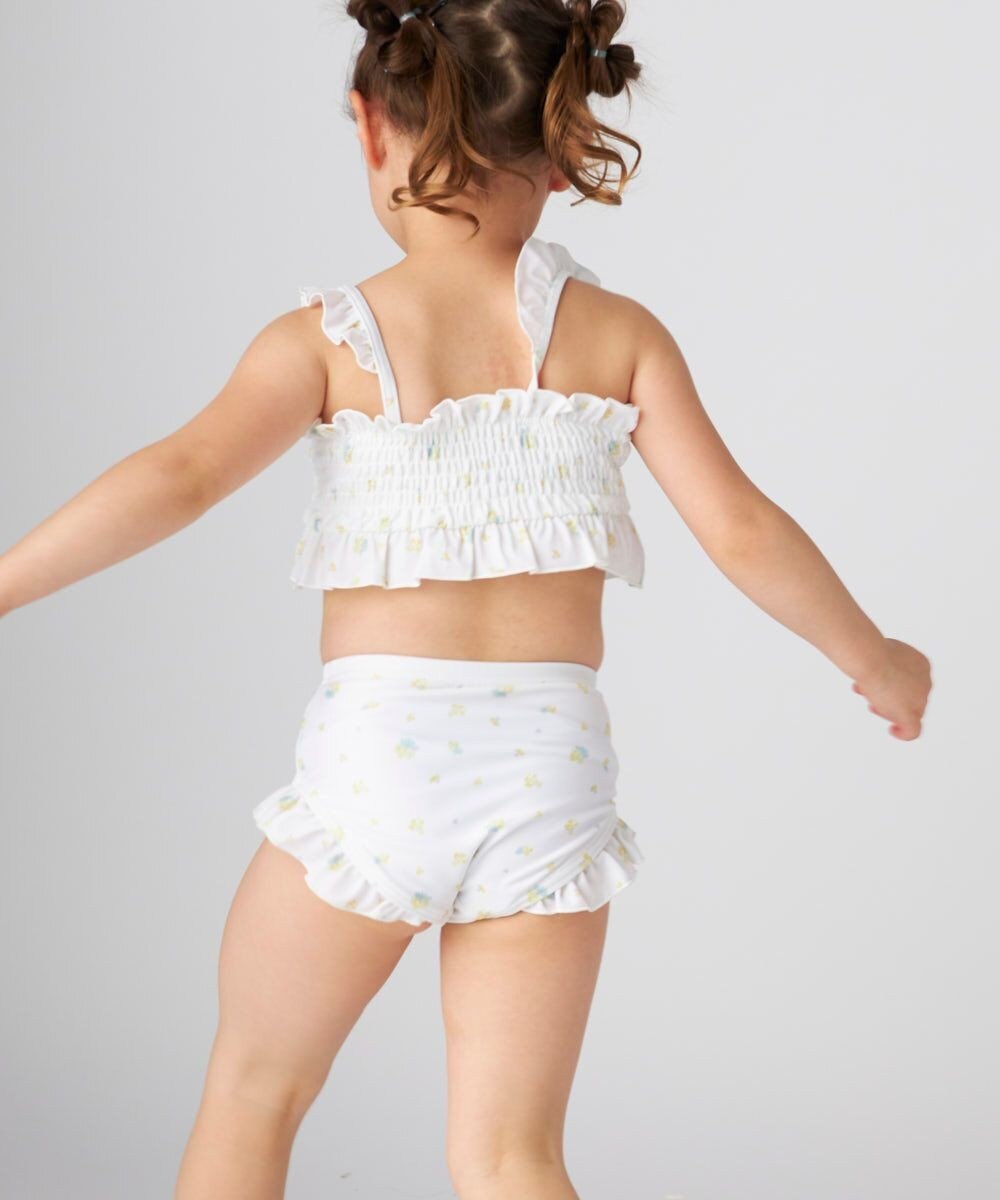 OP／FILA 【marie claire ENFANTS】シャーリングセパレート水着 