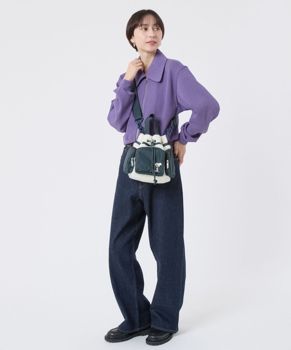 LeSportsac CONV DRAWSTRING CRSSBDY/ウォームハグコンバーティブルクロスボディ 