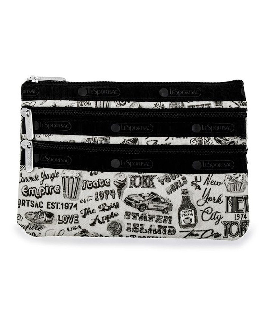 LeSportsac 3ZIP COSMETIC/エヌワイシーアイコニックグラフィックス エヌワイシーアイコニックグラフィックス