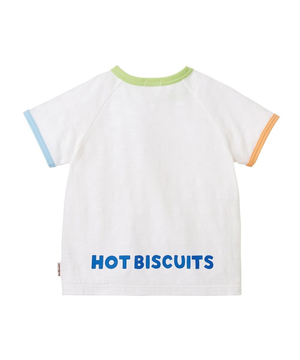 MIKI HOUSE HOT BISCUITS 【80-120cm】 顔ドン 半袖Tシャツ 