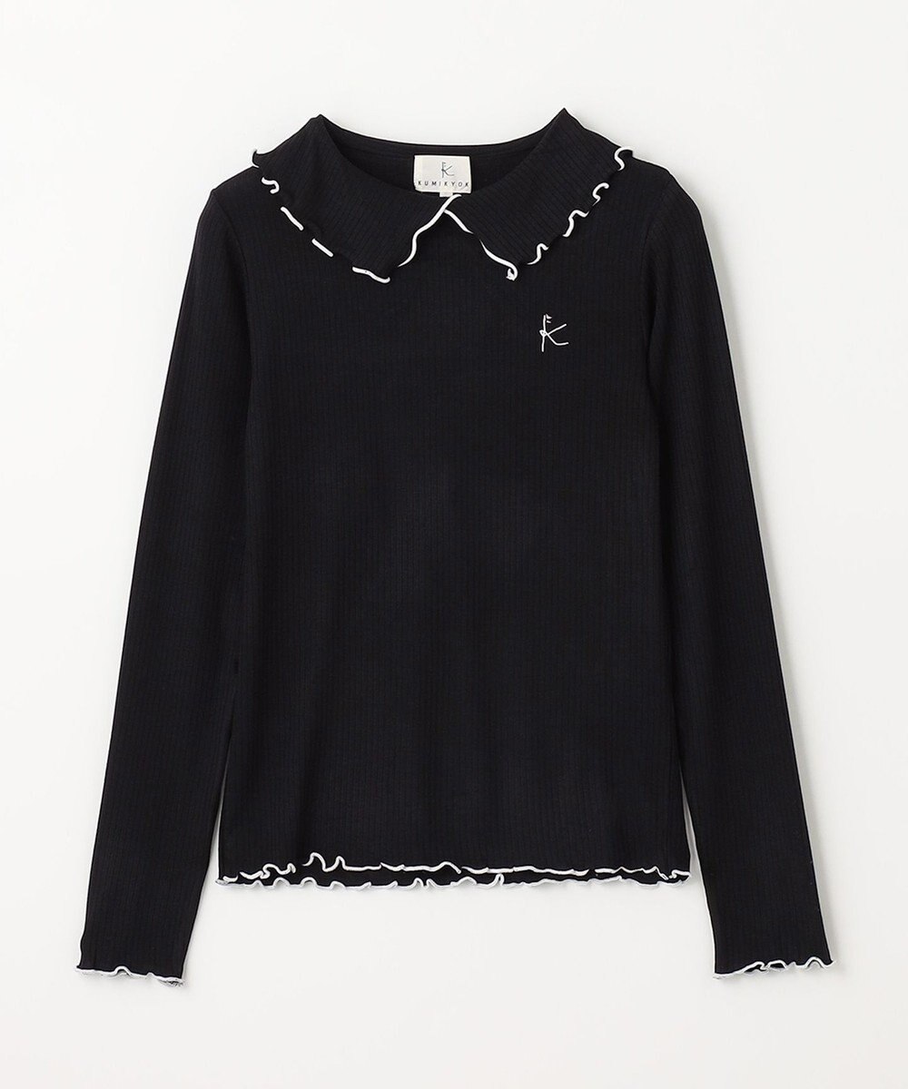 組曲 KIDS 【150-160cm】リブ襟 トップス 