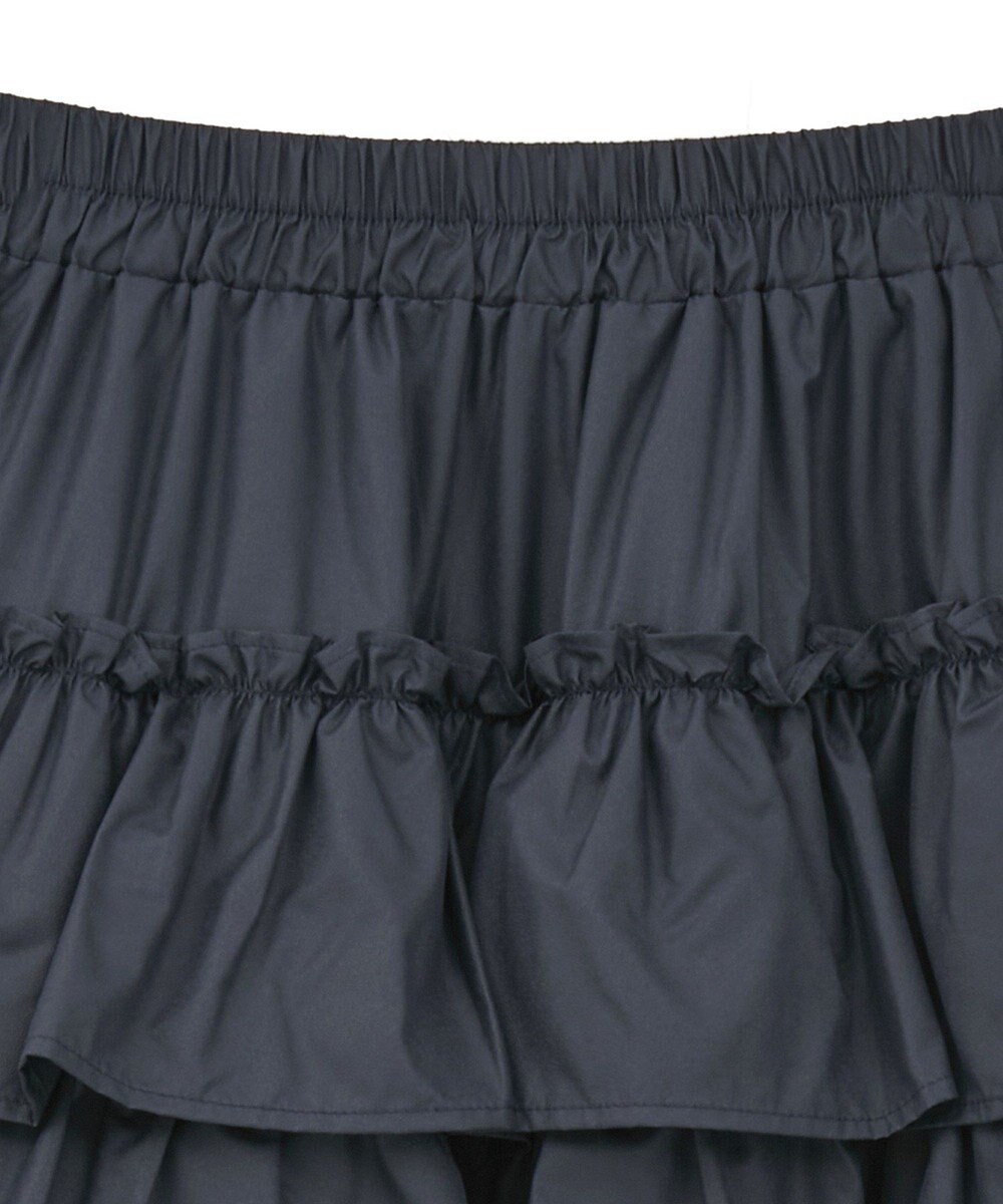 Green Parks ・ＳＵＧＡＲ　ＳＰＯＯＮ　レザーライクティアードスカー 