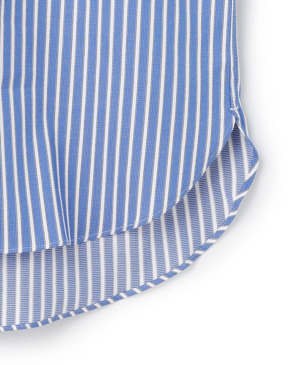 J.PRESS MEN 【PREMIUM PLEATS / 形態安定】スーピマコットンパナマストライプ シャツ / B.D. 