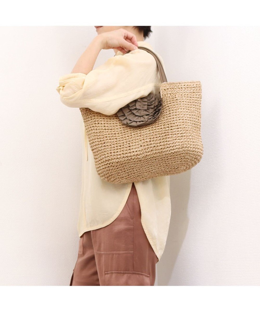 UNBILLION カシュカシュ cachecache / フリルフラップクロッシェトート 