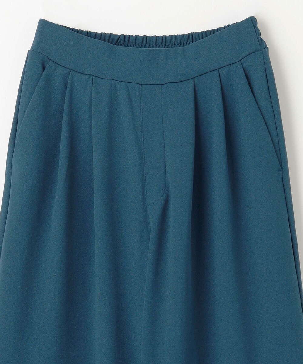 ANY 【ウエストゴム】２タックジョーゼットワイドパンツ 