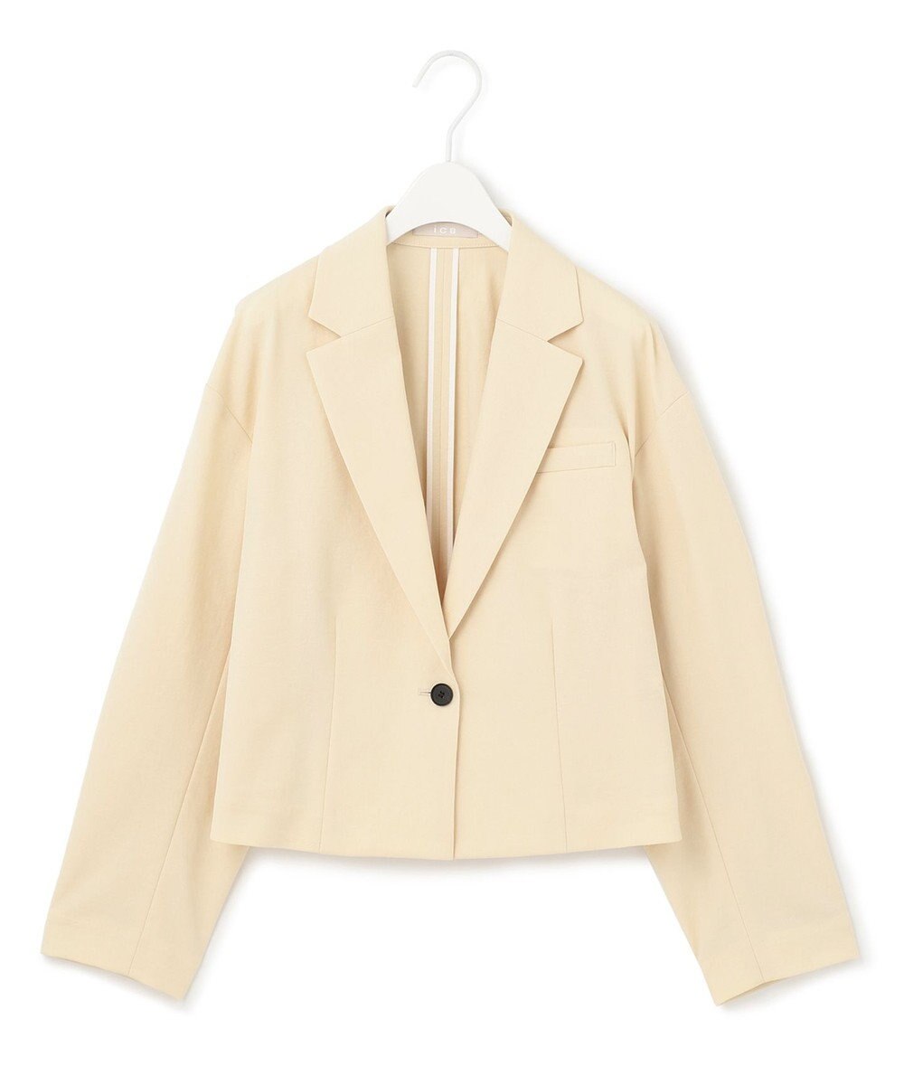 ICB 【洗える】 LooseWeave ショートジャケット 