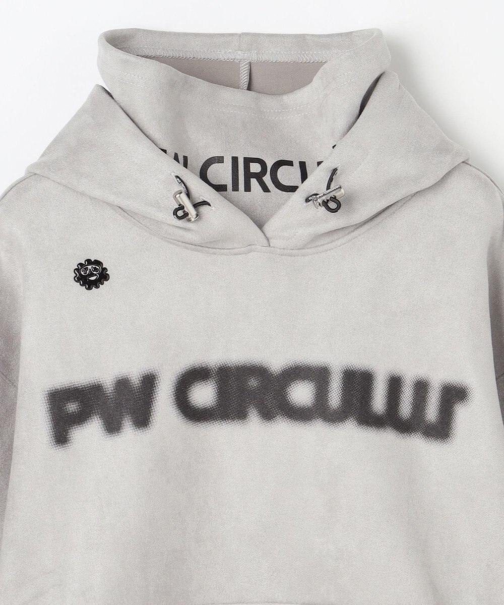 PW CIRCULUS 2025 NEW！【手洗い洗濯可】【WOMEN】キャットグラフィック スエードライク デタッチャブルフーディ ゴルフウェア レディース 