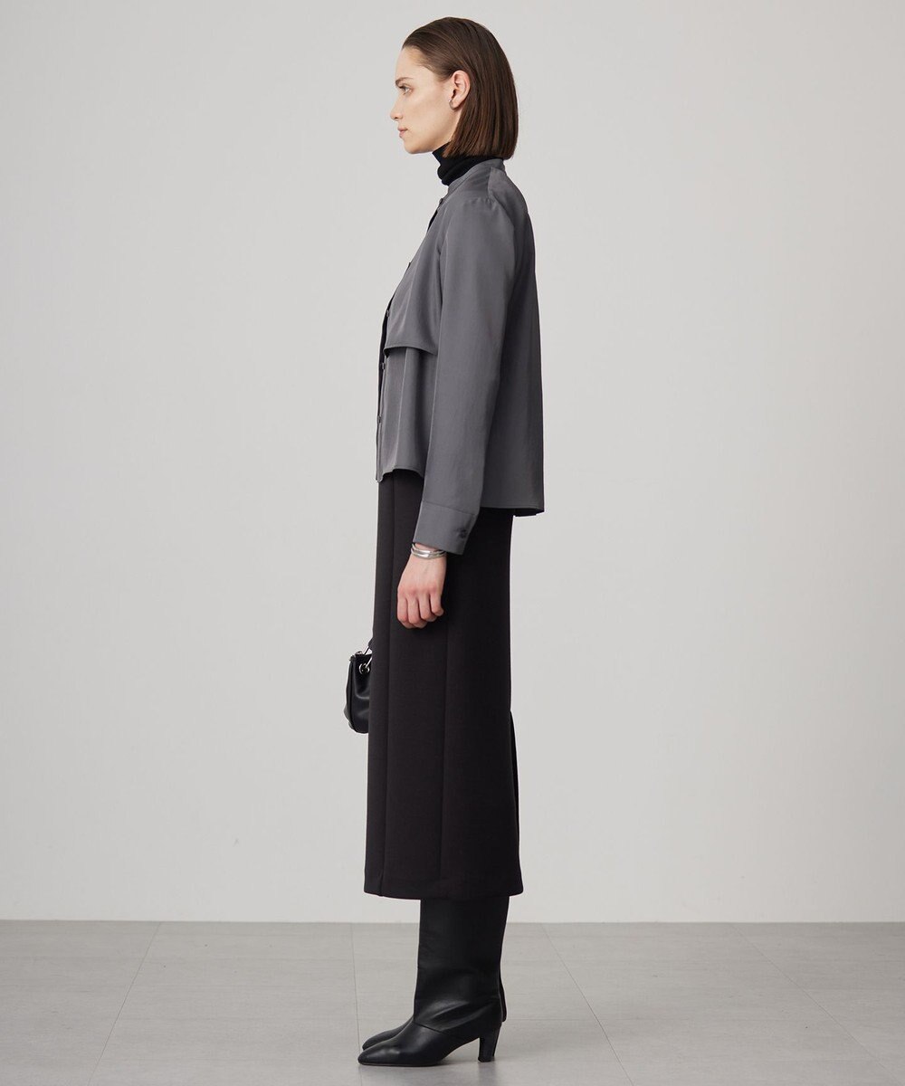 ICB 【洗える・WEB限定カラーあり】コンパクトダブルフェイス スカート 