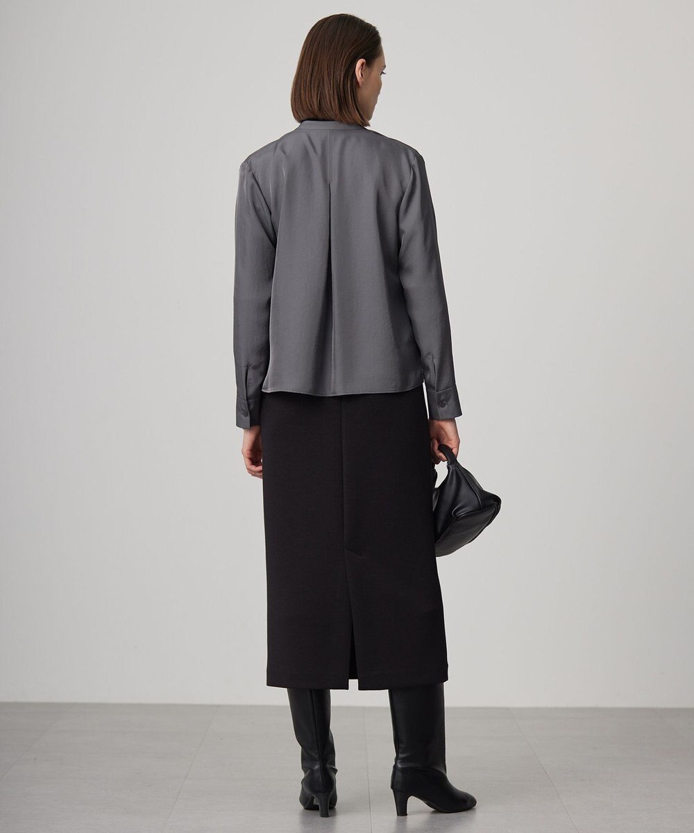 ICB 【洗える・WEB限定カラーあり】コンパクトダブルフェイス スカート 