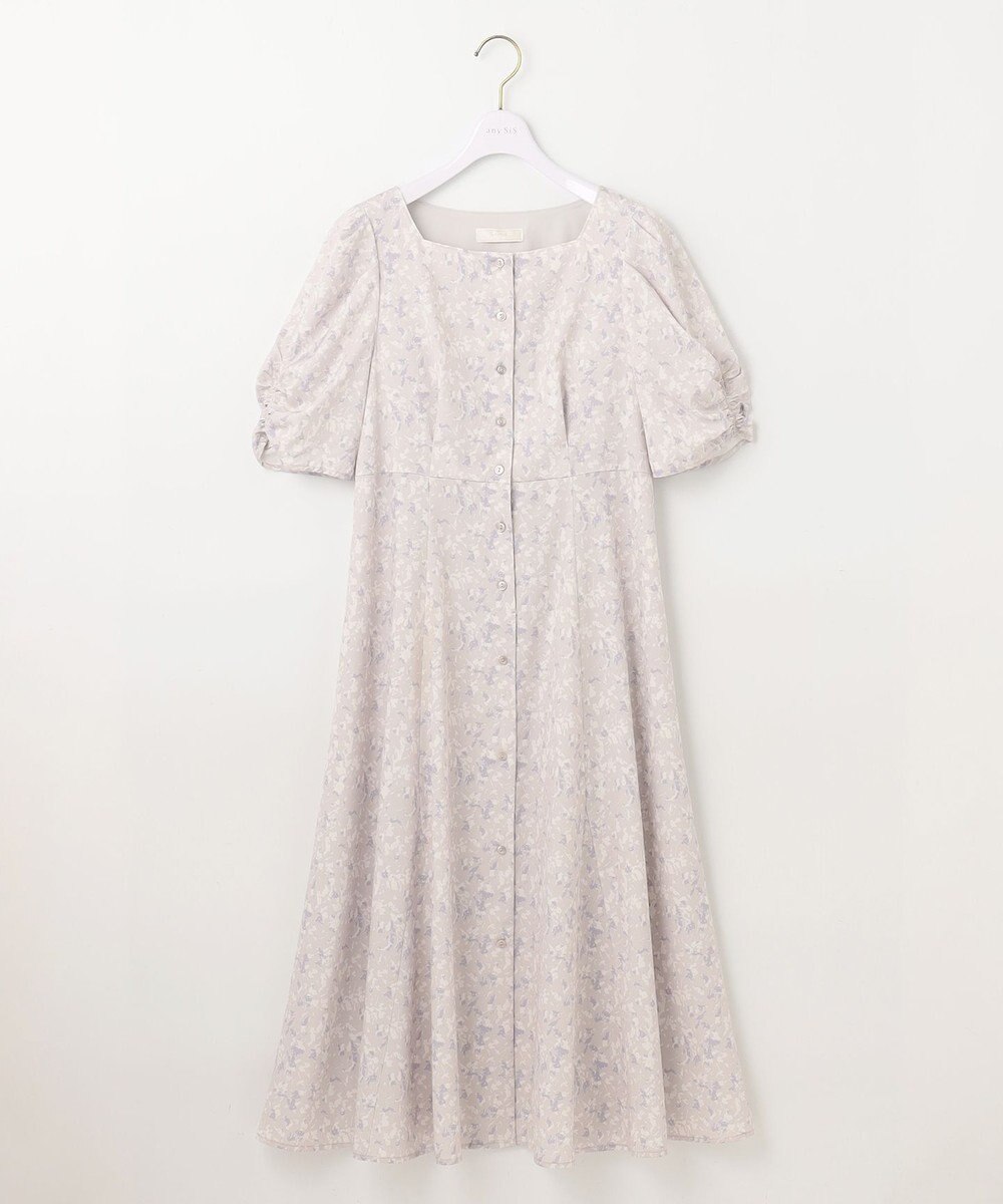 ANY SIS 【洗える】ファジープリント ワンピース 