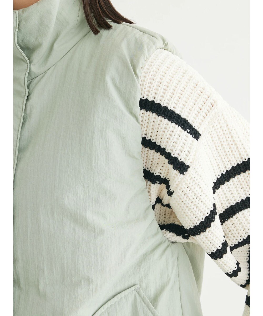 Green Parks 中わたスタンドカラーベスト 