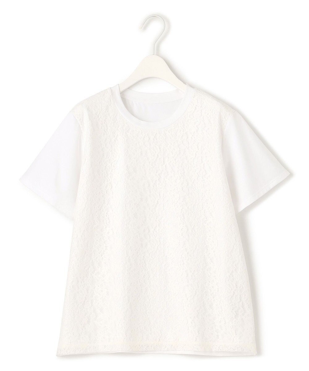 ICB 【洗える】レースコンビジャージー プルオーバー 