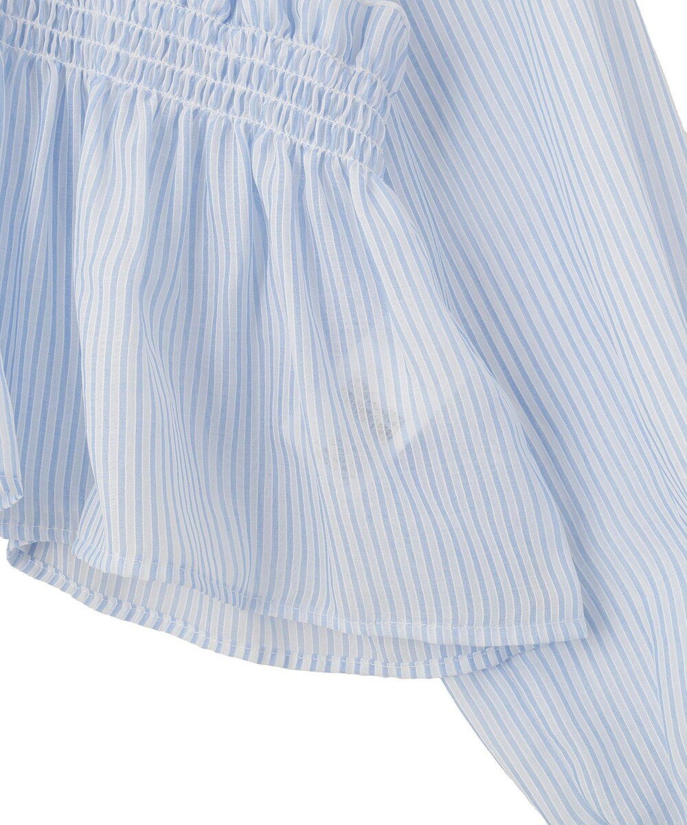 earth music&ecology シャーリングストライプシャツ 