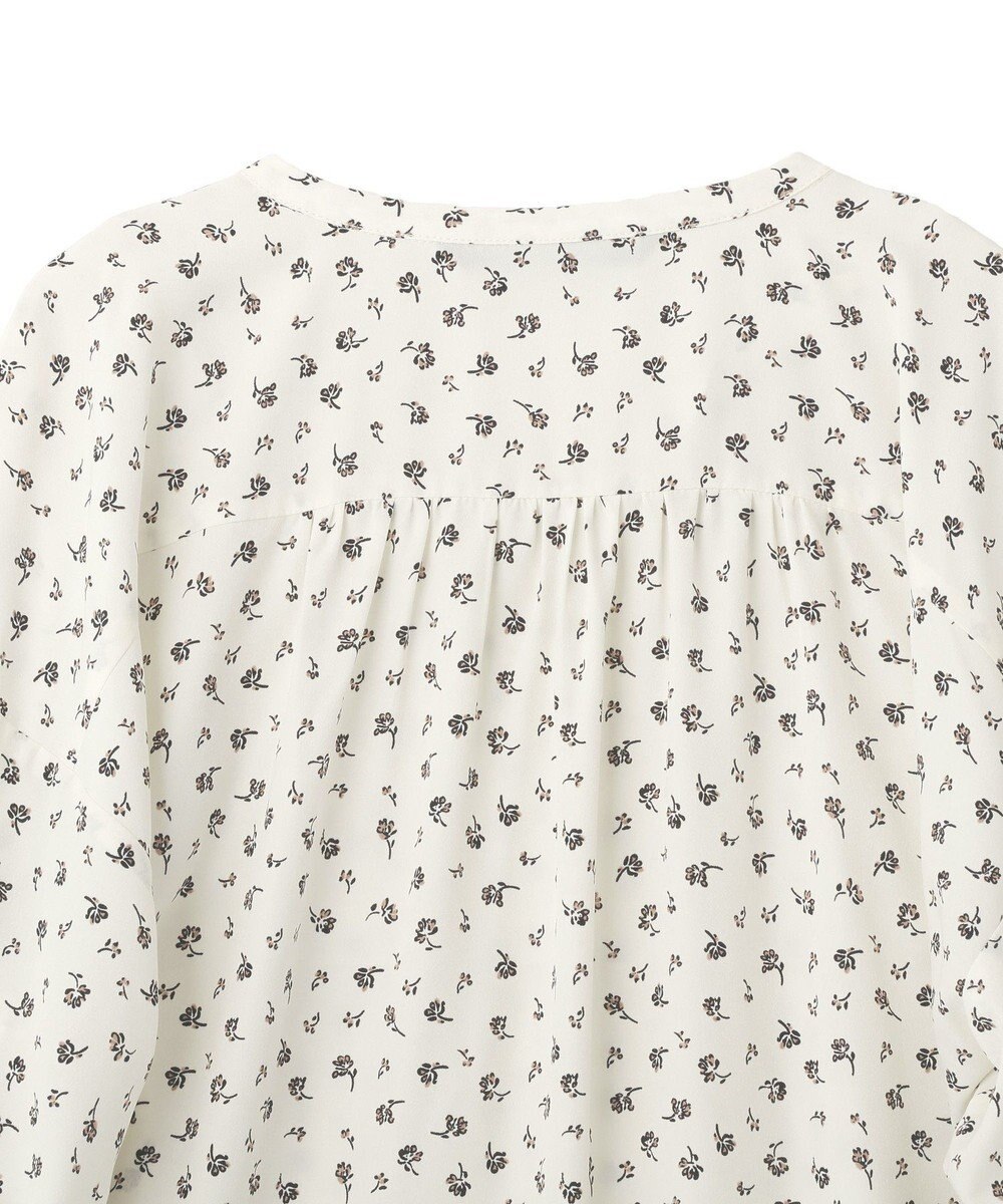 YECCA VECCA 2wayボリューム袖花柄ブラウス 