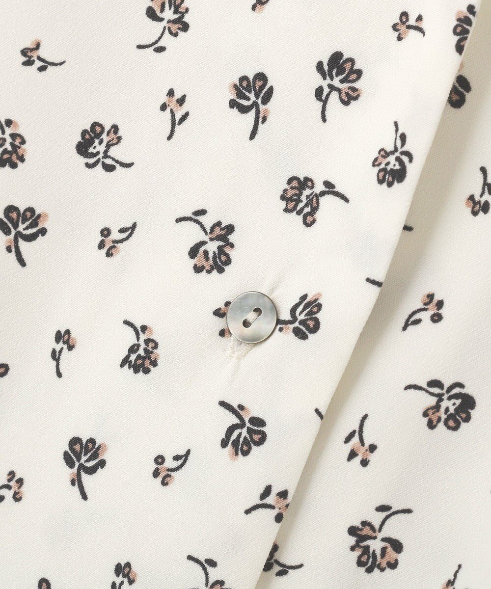 YECCA VECCA 2wayボリューム袖花柄ブラウス 