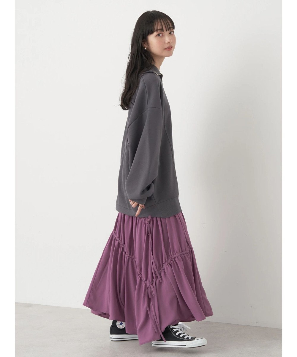 earth music&ecology スタンドｚｉｐダンボールチュニック 