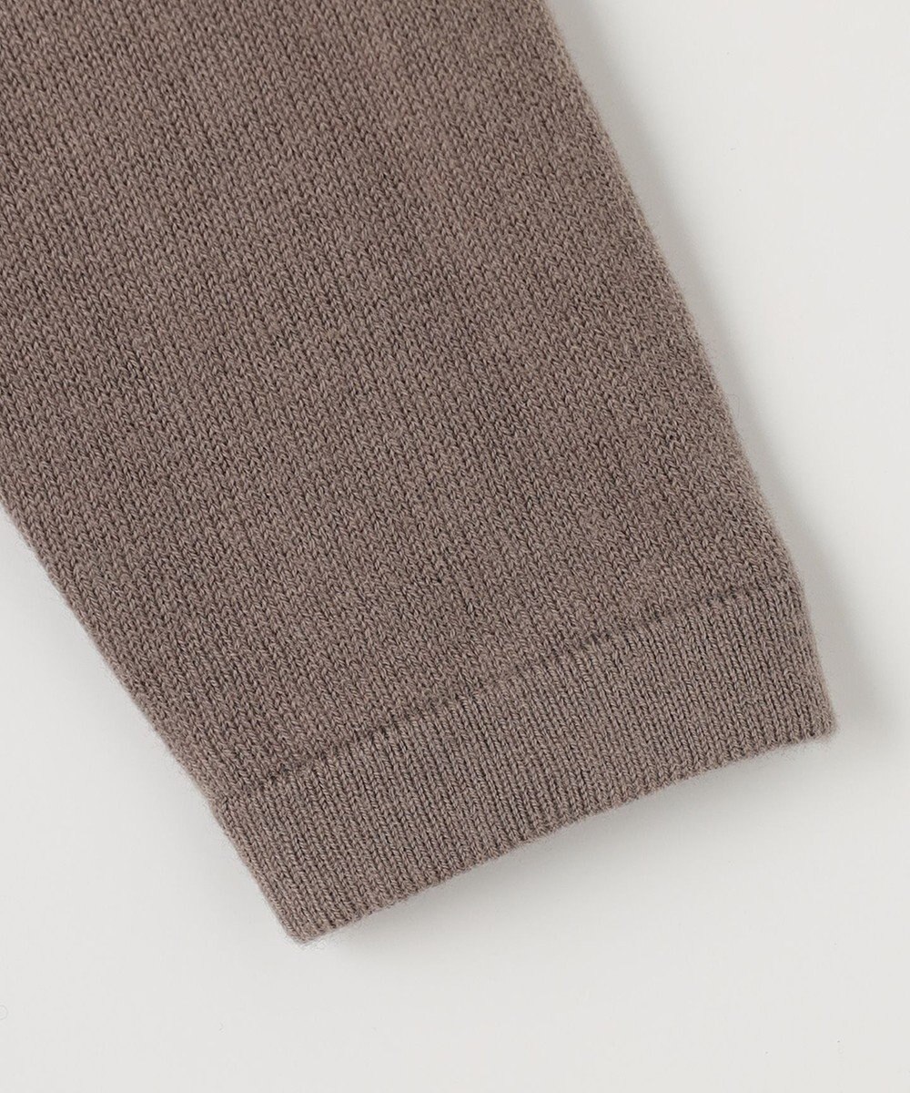 自由区 【洗える】セミウーステッドウール ニットワンピース 