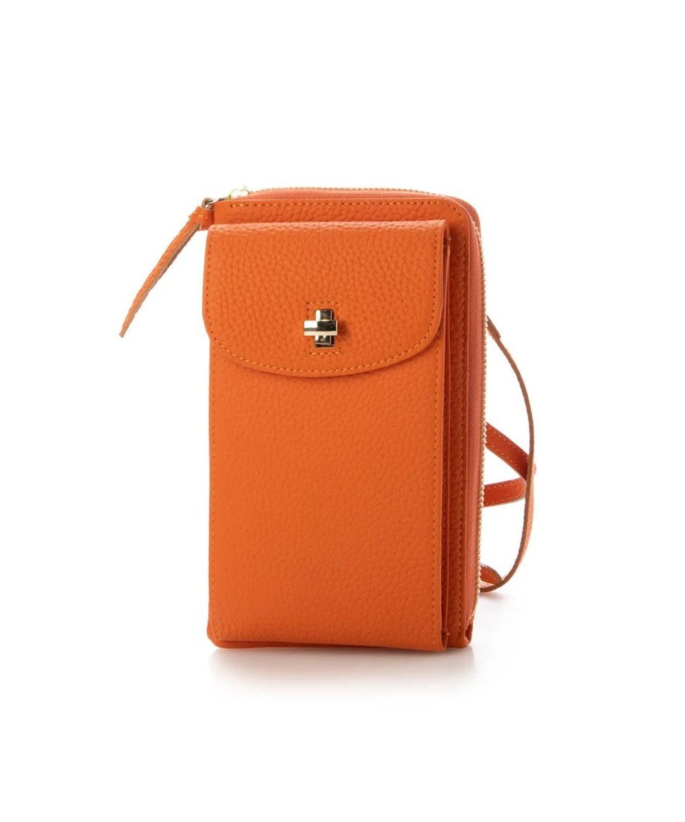 UNBILLION ペルケ perche / 牛革シュリンクタイプモバイルウォレットショルダー　旧8660 