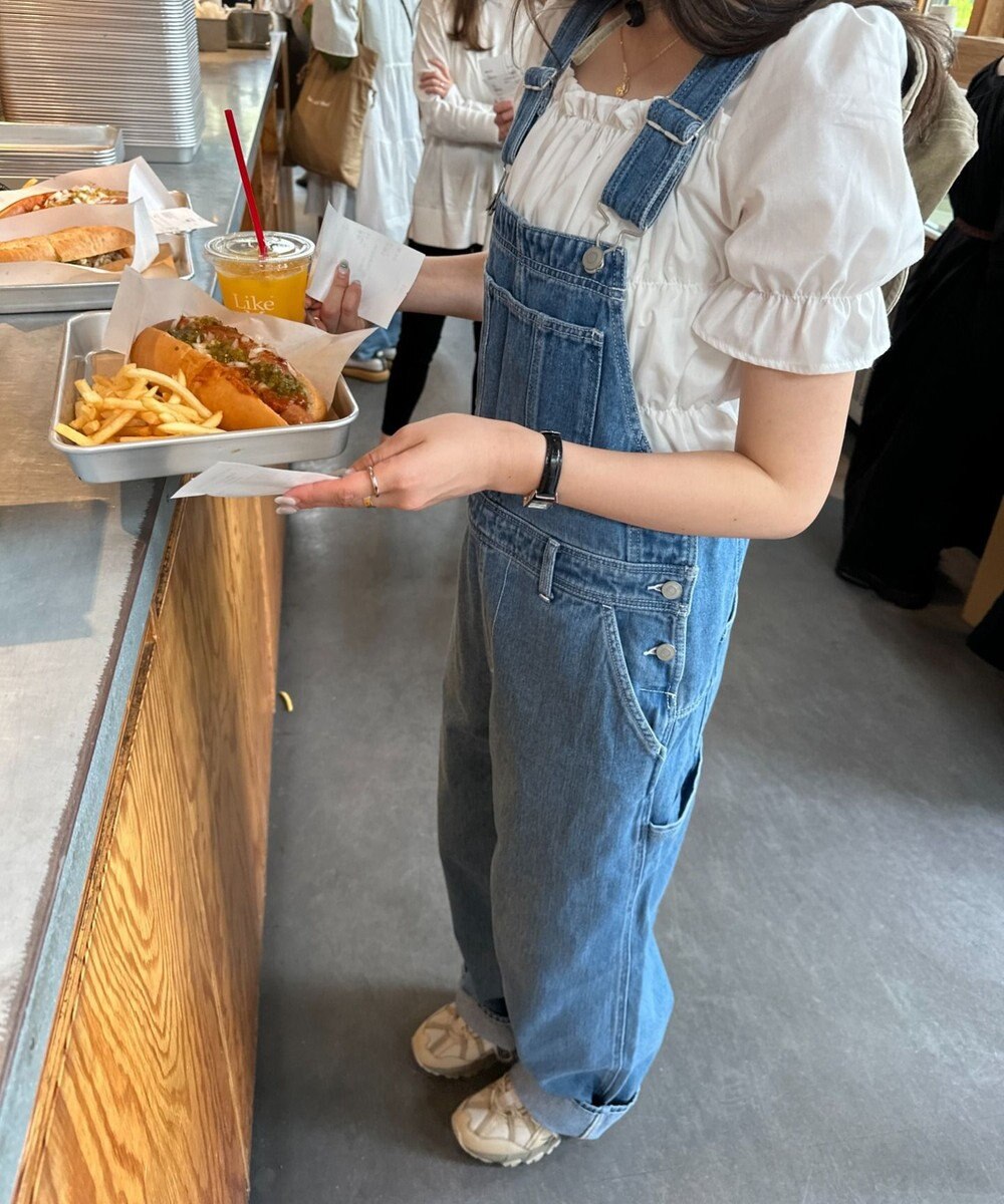 WEGO デニムオーバーオール 