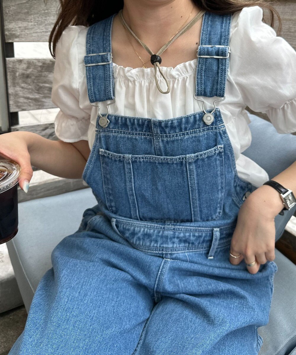 WEGO デニムオーバーオール 