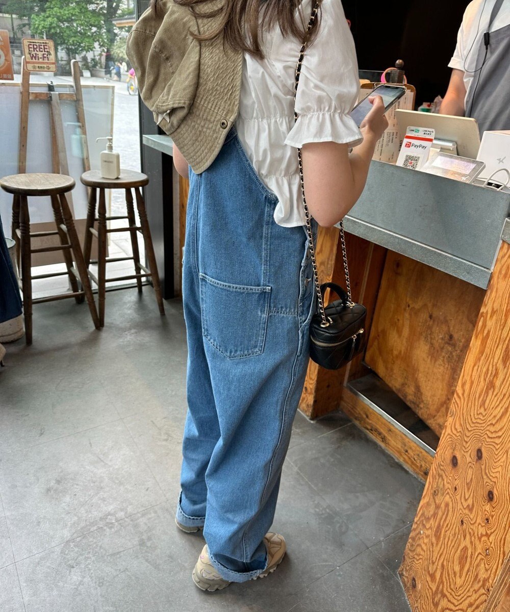 WEGO デニムオーバーオール 