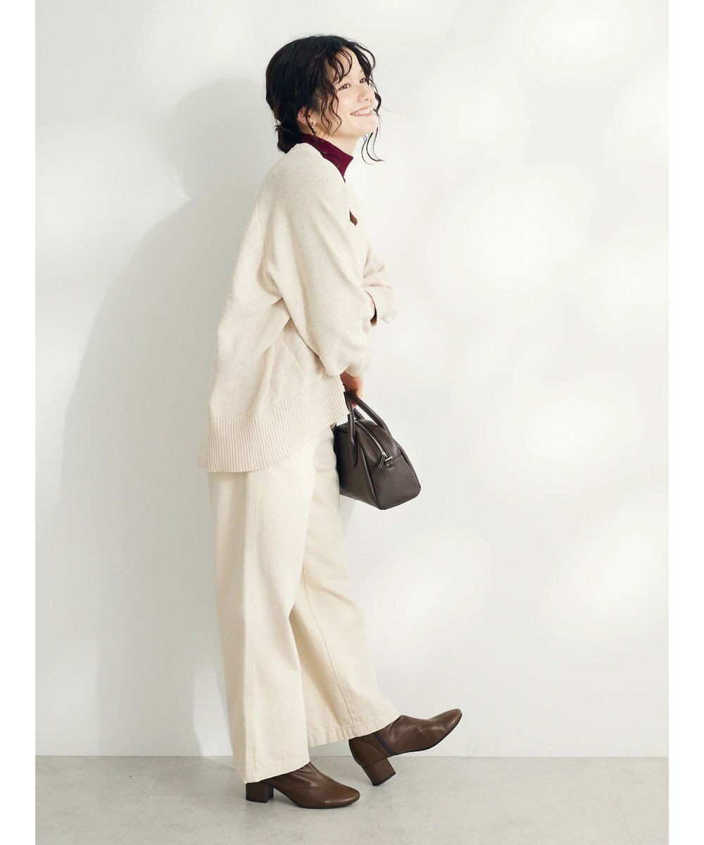 CRAFT STANDARD BOUTIQUE 洗えるコードモールＶネックプルオーバー 