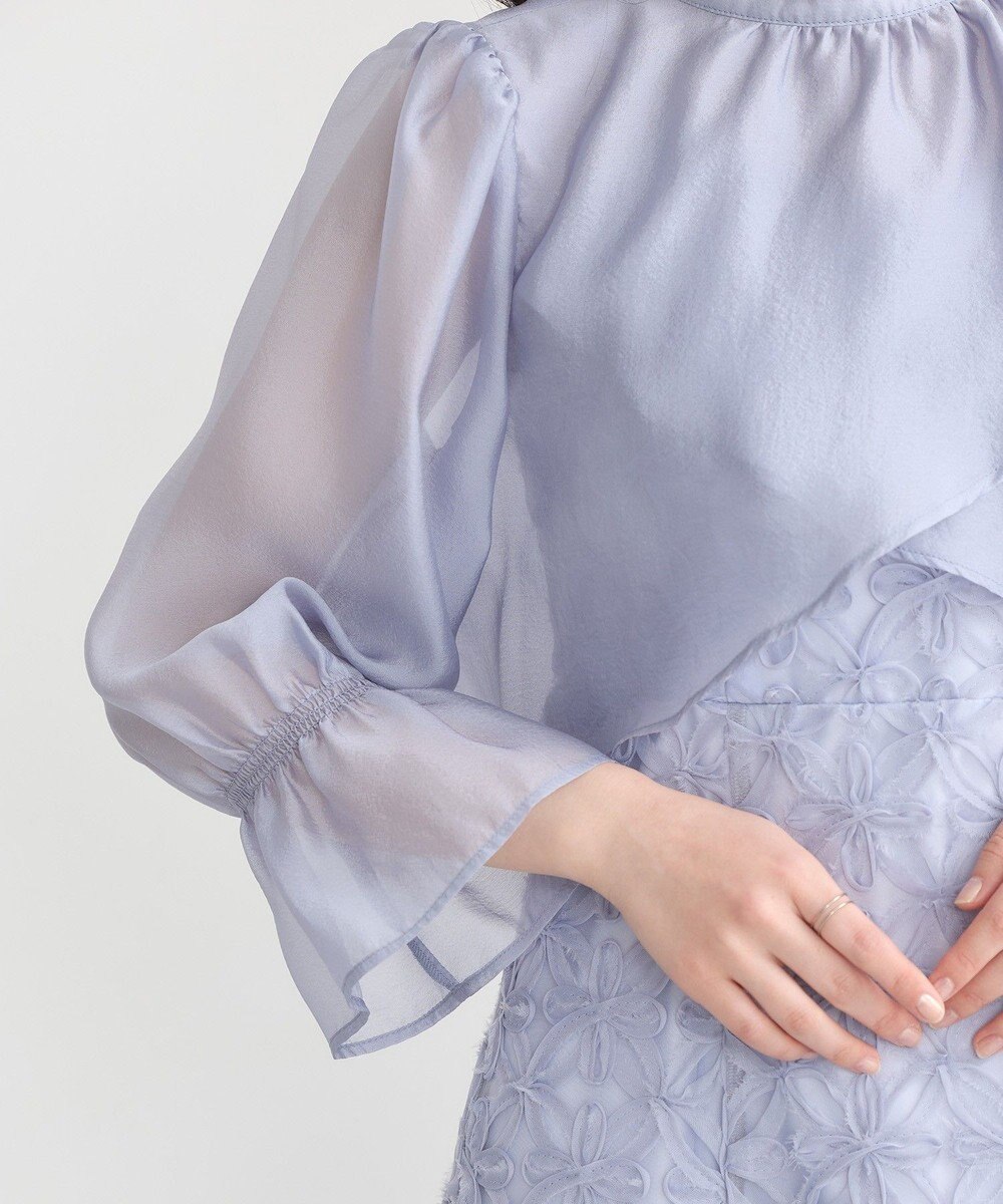 earth music&ecology SET2点シアーブラウス＋3Dレースワンピース 