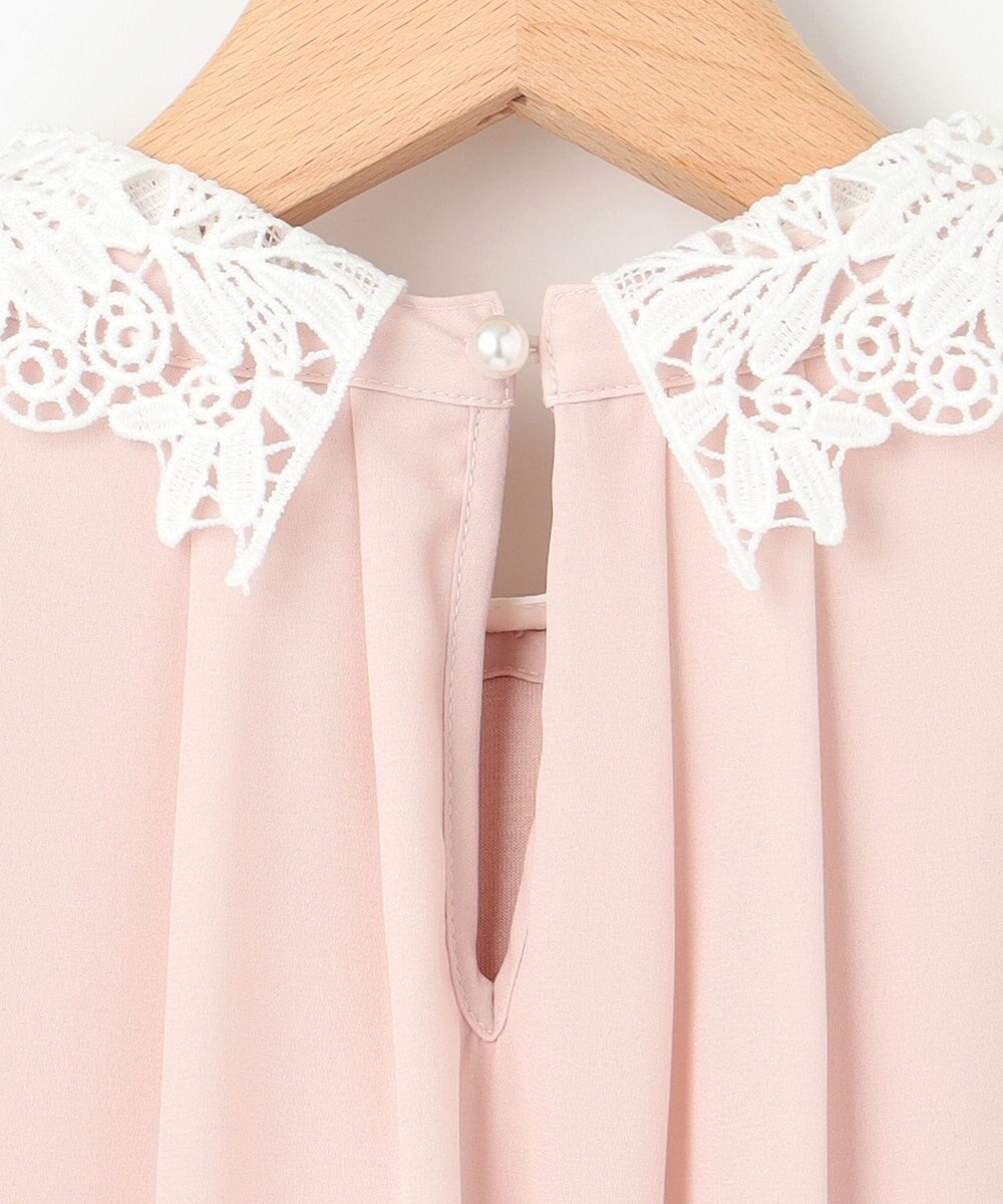 組曲 S 【WEB限定・2WAY】ジョーゼットシフォンレース襟 ブラウス 