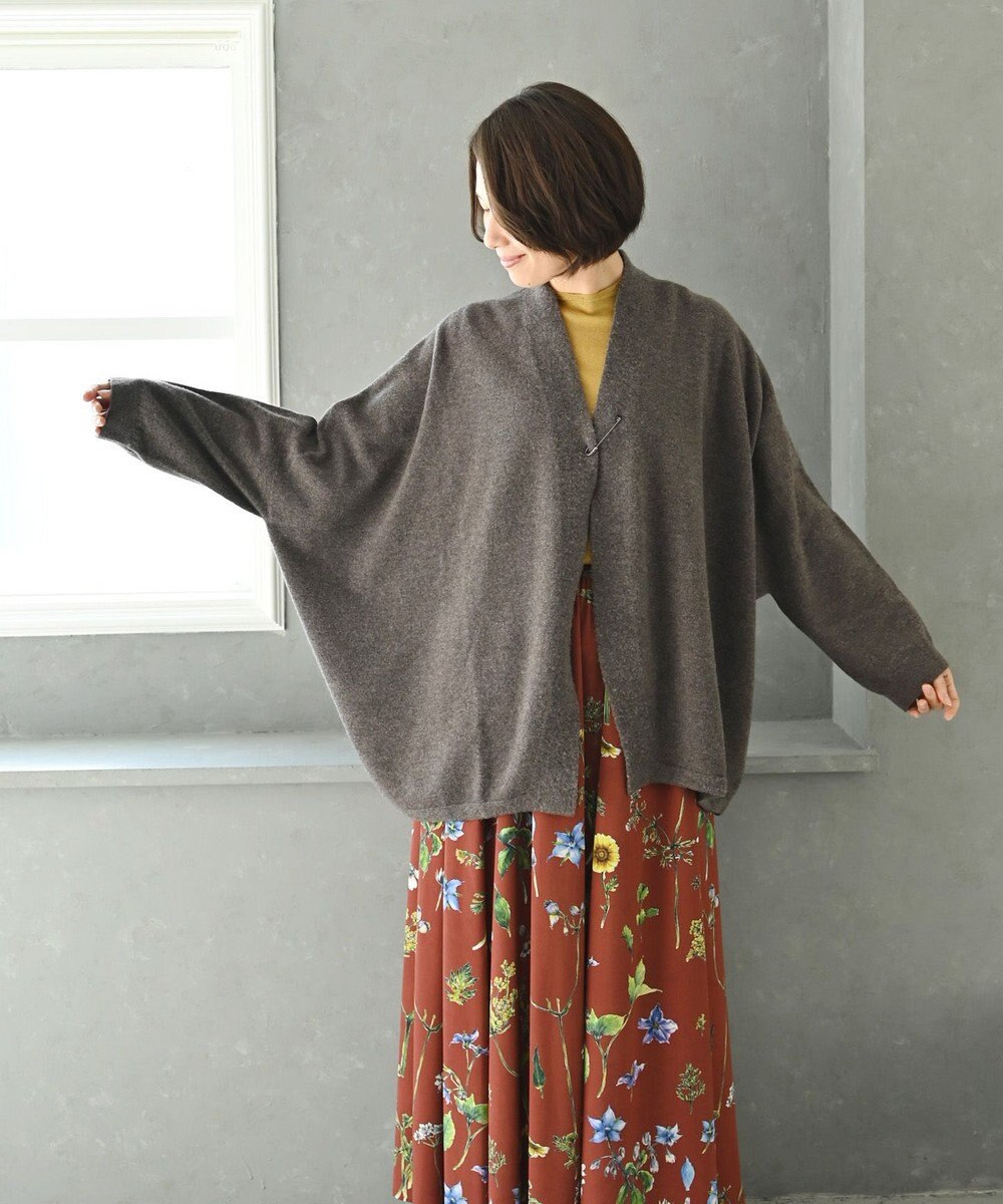 muuc 〈希少な素材〉〈高級15.5マイクロン長極細メリノウール100%〉〈ユニセックス〉ウルグアイウールのジャケットカーディガン 