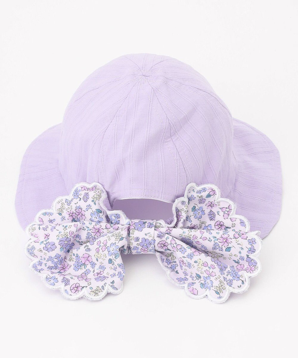 ANY KIDS 【日よけ付き】リボンハット 