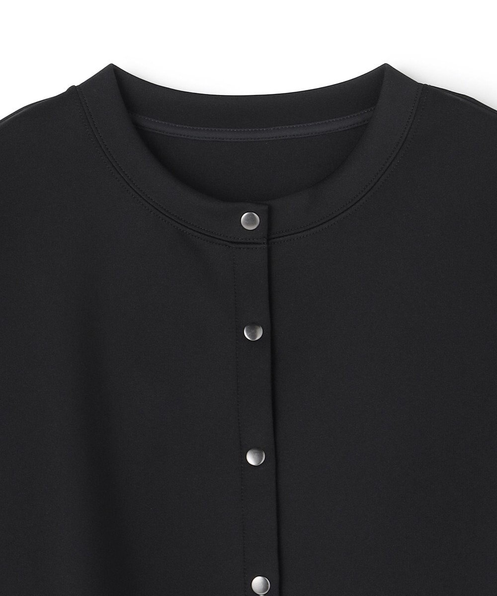 UNFILO L BEAUTY FORM JERSEY light スナップカーディガン 