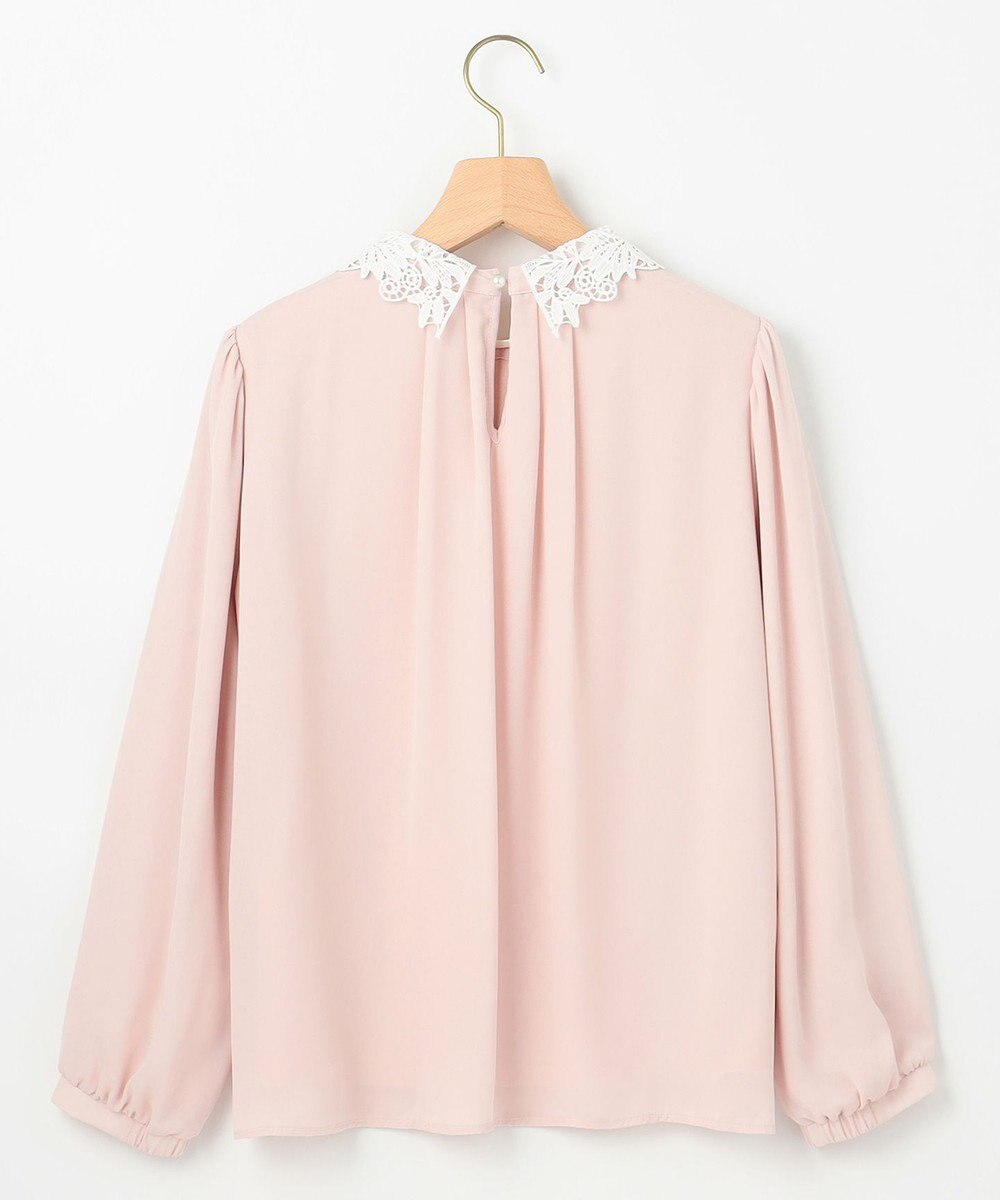 組曲 S 【WEB限定・2WAY】ジョーゼットシフォンレース襟 ブラウス 