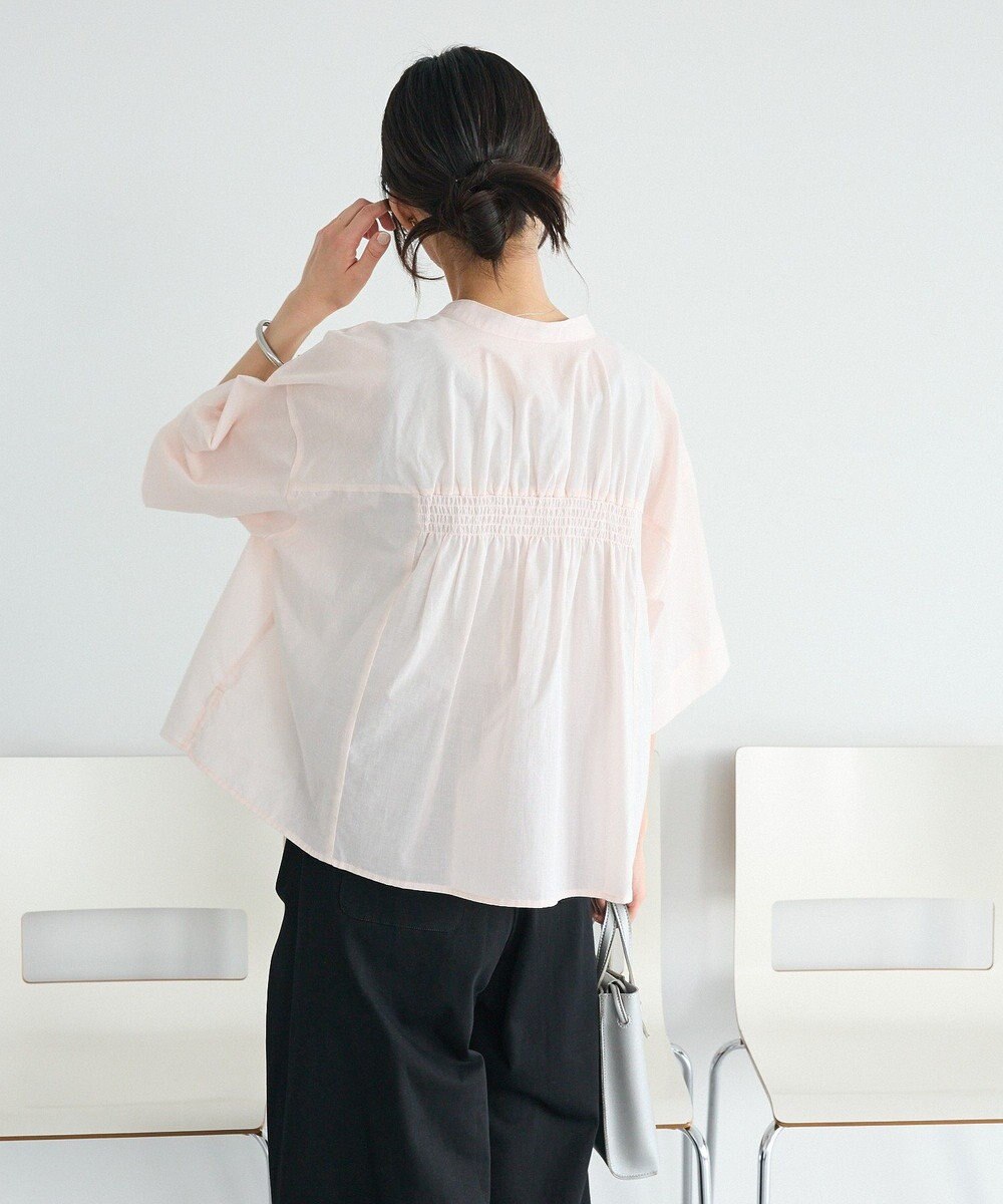 CRAFT STANDARD BOUTIQUE バックギャザーポンチョシャツ 