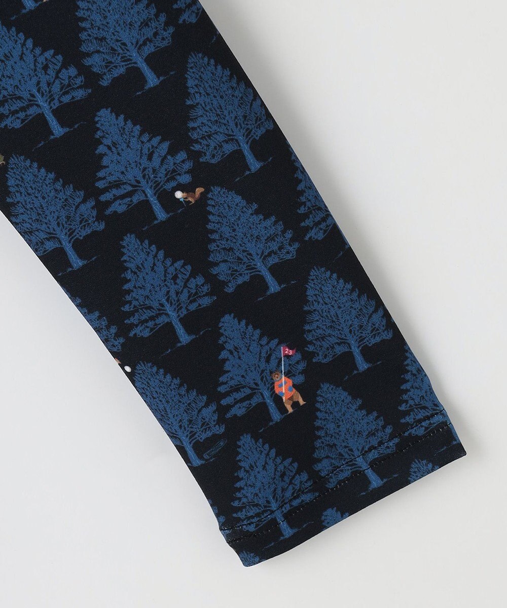 23区GOLF 【WOMEN】白夜ゴルフ柄 長袖シャツ 