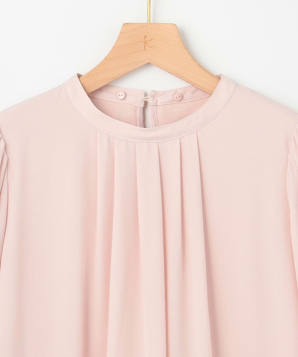 組曲 S 【WEB限定・2WAY】ジョーゼットシフォンレース襟 ブラウス 