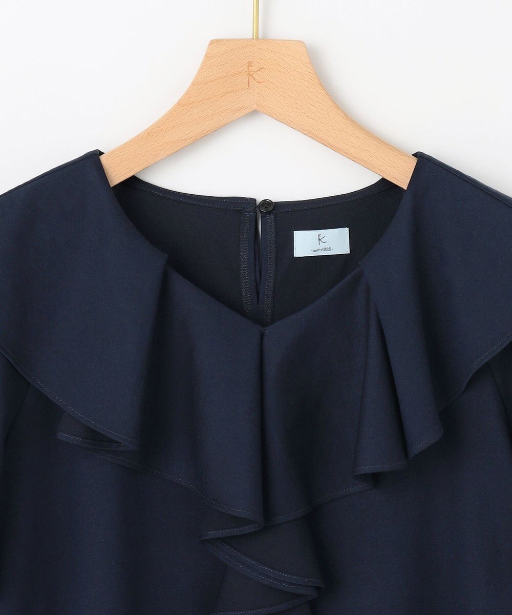 組曲 L ブラウスライクラッフル カットソー 